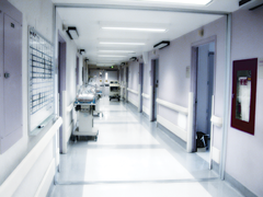 Hospital Maternity Ward Hallway