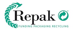 Repak White B:G Black and Green Logo