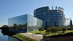 Illustration of the European Parliament in Strasbourg