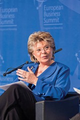 Viviane Reding at the European Business Summit