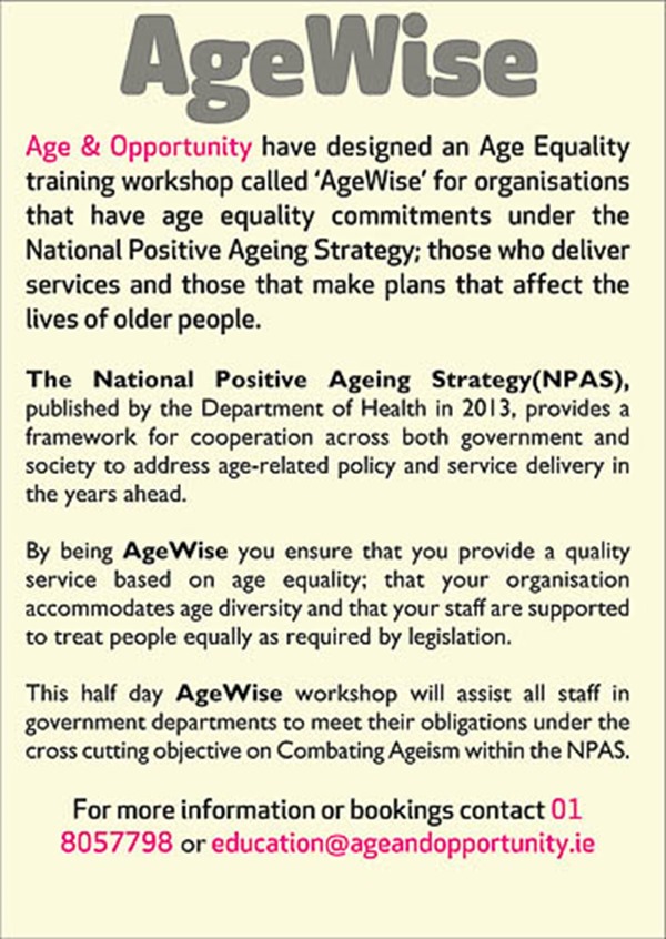 agewise blurb public sector