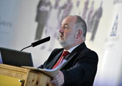 The Chief Executive of the Health and Safety Authority, Martin O’Halloran at The Health and Safety Authority (HSA)  Work Place Transport conference - Working to create a National Culture of Excellence in Workplace Safety.Safety Seminar hears over 50% of all workplace deaths involve vehicles.A Health and Safety Authority seminar on Workplace Transport Safety takes place in the Rochestown Park hotel in Cork today .The Chief Executive of the Health and Safety Authority, Martin O’Halloran, says that the increase in number of workplace accidents involving vehicles is alarming, “This is an issue that affects a lot of workplaces across all sectors, with over 50% of fatal accidents this year involving vehicles this is a trend we must work to reverse.The Cork event is the first in a number of seminars being hosted by the Health and Safety Authority to highlight the dangers that vehicles can pose in the workplace. Further events in Meath (14th October) and Galway (15th October) are designed to raise awareness of this issue.
 Deirdre Sinnott, Senior Inspector with the Health and Safety Authority outlined some of the steps the Authority intends to take to reduce accidents of this kind. “These seminars are designed to provide employers and their safety advisors with information on how to effectively manage workplace transport safety. We will also be continuing with our inspection and awareness campaigns and we hope to see a reduction in these types of accidents as a result of this,” she said.The 4 most common types of accidents involving vehicles where workers are being killed are; people being run over by a vehicle, people falling from a vehicle, objects falling from a vehicle and hitting people and the collapse / overturn of a vehicle.
Photographs: Gerard McCarthy 087 8537228
more info barry devitt press office HSA 01 6147066