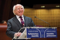 Speech by Michael D. HIGGINS, President of Ireland 

Allocution de Michael D.HIGGINS, Président de l’Irlande