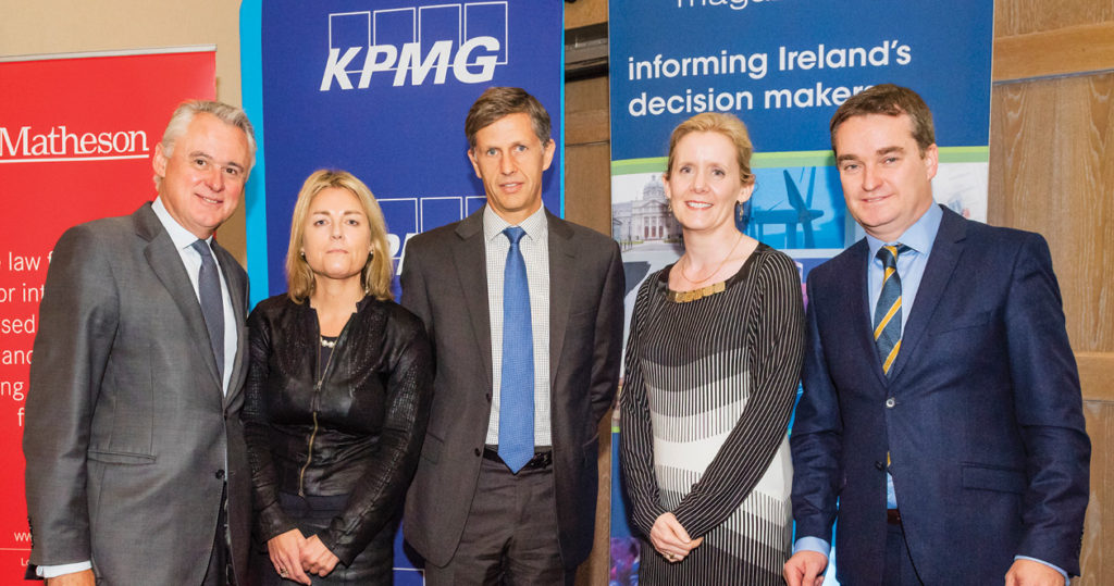 Brian Murphy, National Development Finance Agency; Rhona Henry, Matheson; Tanguy Desrousseaux, European Investment Bank; Michele Connolly, KPMG & Robert Watt, Department of Public Expenditure and Reform.