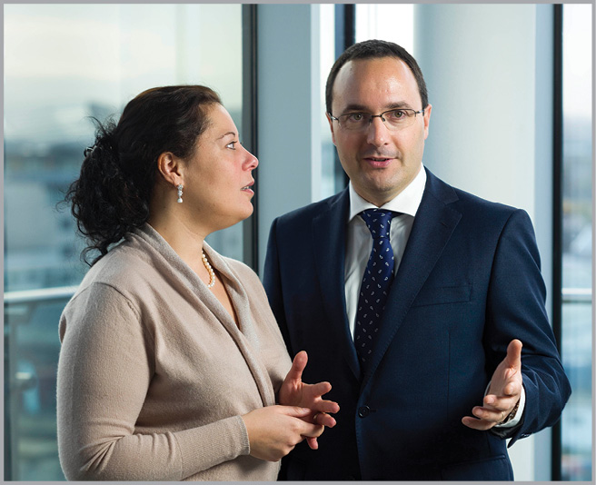 Dr Christina Gunther, Team Lead, Health Innovation, Accenture, and Patrick Power, Head of Healthcare Practice, Accenture Ireland.