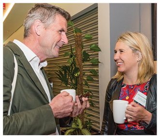 Brendan Dunford, Burren Programme and Cara Augustenborg, Friends of the Earth Ireland.