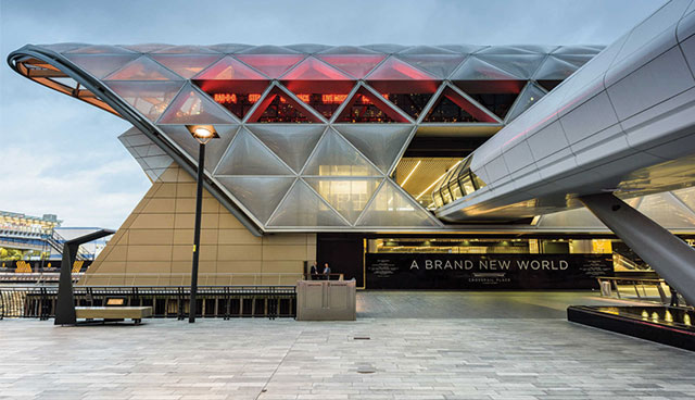 Canary Wharf Station.