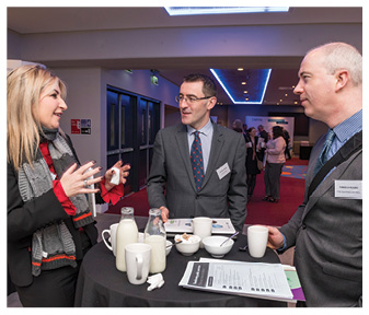 Aisling Keegan, Dell Inc; Cathal Nolan, Ulster Bank and Tomas Ó Ruairc, The Teaching Council.