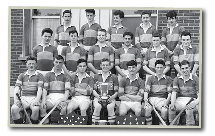U19 Hurling-Team-1964, Brendan was U16: back row second from left.