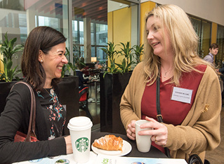 Ines Cifuentes, An Post and Susanne McCabe, OpenSky Data Systems.