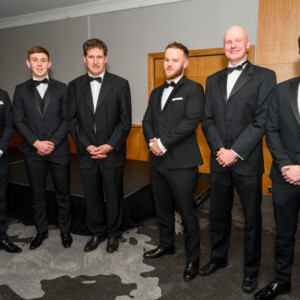 Darragh Burke, University of Galway; Gavin Larkin, University of Galway; Minister Eamon Ryan TD; Tom Watté, University of Galway; Rory Monaghan and Oisin Smith, University of Galway.